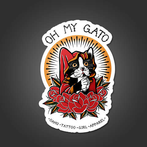 Oh My Gato Sticker